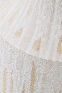 Vase Céramique Blanc Beige H75cm
