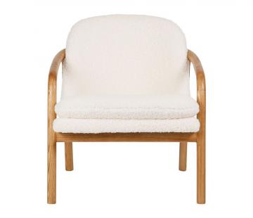 Fauteuil Elément Ivoire Bouclettes
