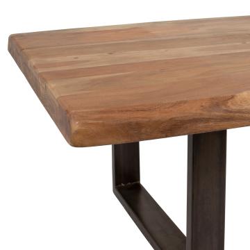 Table Basse Factory Indus Bois Métal