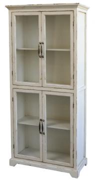 Armoire Vitrine Antic Crème