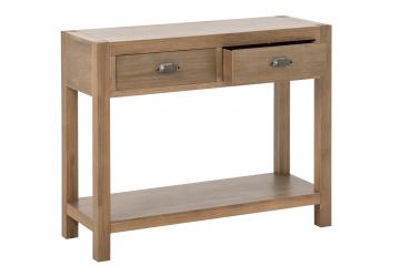 Console 2 Tiroirs Blois Pin Naturel