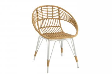 Chaise Jeanne Blanc / Naturel (Outdoor)
