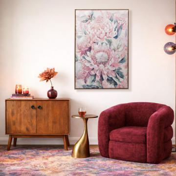 Toile Cadre Printemps Velours 80*120