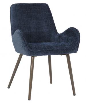 Chaise Trevise Velours (4 couleurs)