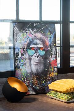 Tableau Cadre Monkey Mulitcolore 80*120