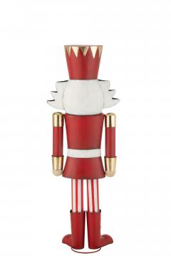 Casse Noisette Métal Rouge-Or H148cm
