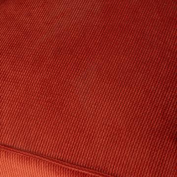 Fauteuil Léon Velours Côtelé Terracotta