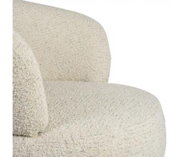 Fauteuil Pivotant Zeline Ecru