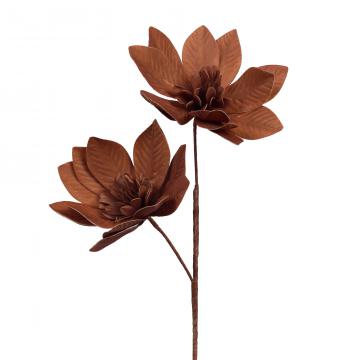 6 Fleurs Tania Noisette H105cm