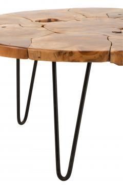 Table Basse Ronde Samuel Teck