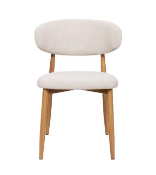 Chaise Georgia Beige Pied Naturel Athezza