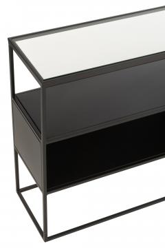 Console Métal Verre