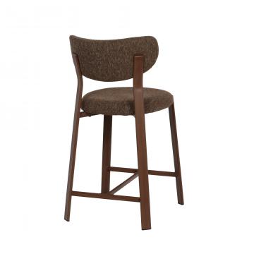 Tabouret de Bar Gleen Marron Finition Noyer
