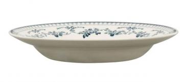 6 Assiettes Creuses Faustine Bleu Comptoir de Famille