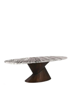 Table Repas Cassandre Marbre Bois 240cm NEW