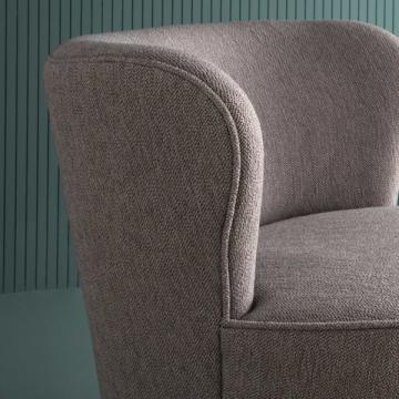 Fauteuil Barnabé Pivotant Tramé Gris