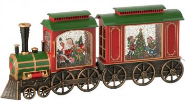 Train Led Musique Père Noël