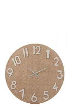 Horloge Rotin Naturel GM