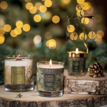 Bougie Durance Mèche en Bois Au Pied du Sapin 280g