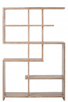 Etagère Bibliothèque Manguier Blanchi