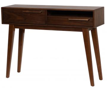 Console 2 Tiroirs Lotta Finition Noyer