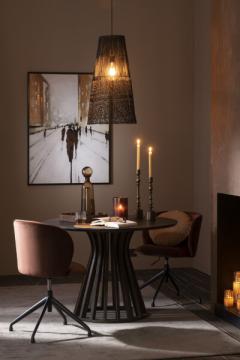 Table Ronde Connie Manguier Foncé ø110cm
