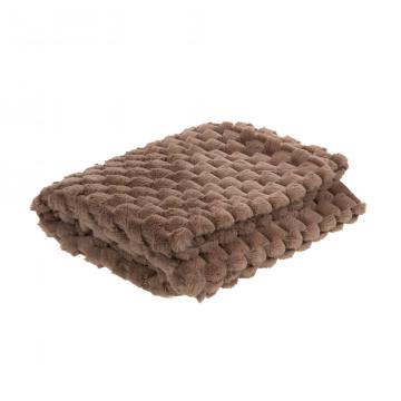 Plaid Diana Taupe 130x170