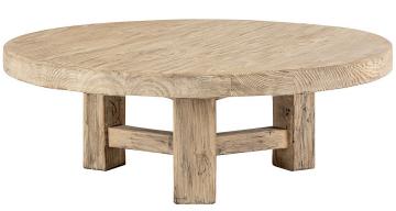 Table Basse BAO Orme Recyclé Naturel GM Blanc d'Ivoire