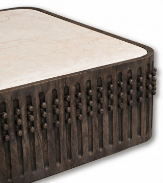 Table Basse Léonard Marbre Manguier -NEW-