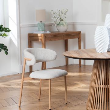 Table à Manger Ronde Calopsite Naturel ø120cm