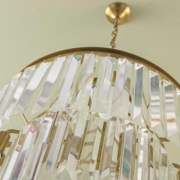 Lustre Fulgurant Doré 11 Lampes