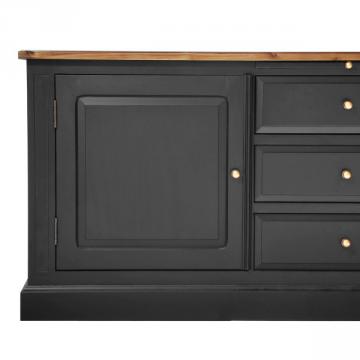 Buffet Bas Fontainebleau 3 Tiroirs 2 Portes