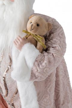 Père Noël Rose Clair H90cm