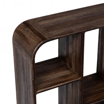 Etagère Murale 10 Casiers Aronia Finition Noyer