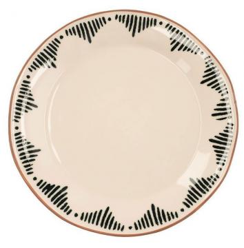 6 Assiettes Plates Naples (3 couleurs)