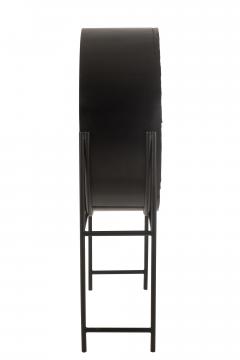 Armoire Bar Shanil Bois Recylé Noir