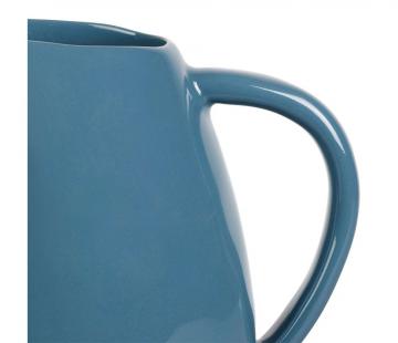 Pichet Jade Bleu Acier Grès