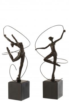 Statues Gymnastes x2 Jline By Jolipa