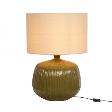 Lampe Ronde Olive Céramique H70cm