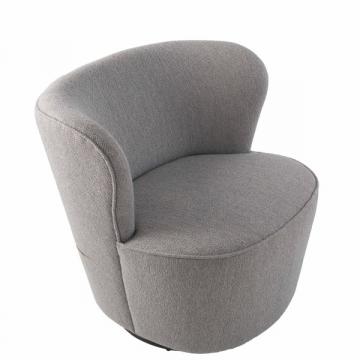Fauteuil Barnabé Pivotant Tramé Gris