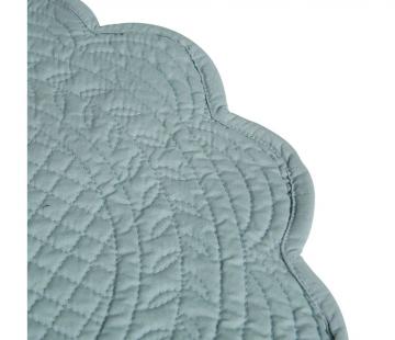 6 x Sets de Table Ronds Boutis Vert d'Eau