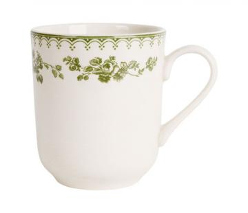 6 Tasses Hautes Faustine Vert Anglais Comptoir de Famille