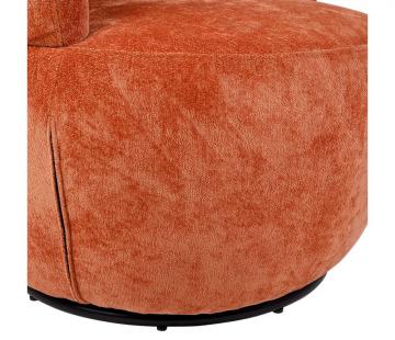Fauteuil Pivotant Zeline Terracotta