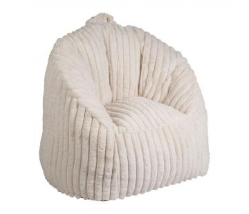 Fauteuil Club Pouf Sola Blanc -NEW-