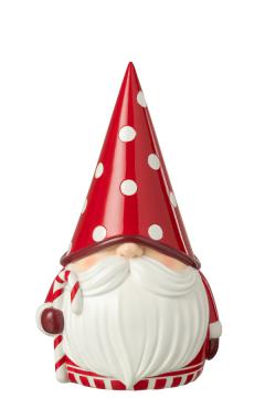 Père Noël Pois Rouge H41cm