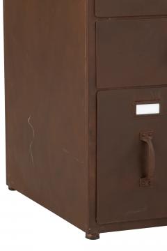 Semainier Indus Vade Métal Rouille