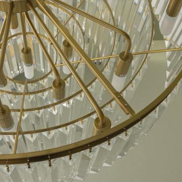 Lustre Fulgurant Doré 22 Lampes