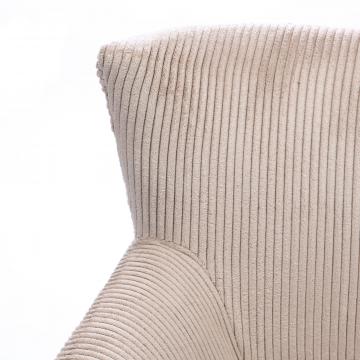 Fauteuil Olaf Velours Beige