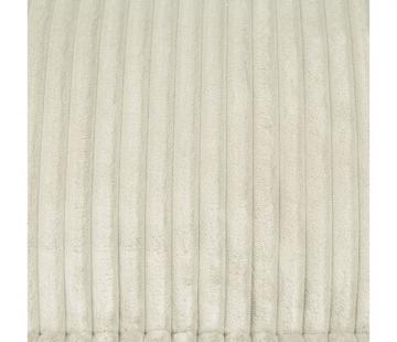 Fauteuil Pouf Sola 1 Place Velours Côtelé Beige