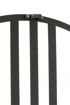 Horloge Ligne Métal Noir GM